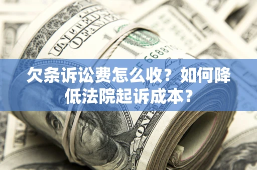 北京欠条诉讼费怎么收？如何降低法院起诉成本？